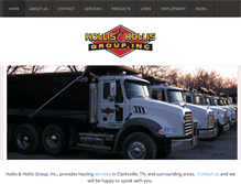 Tablet Screenshot of hollisandhollisgroup.com